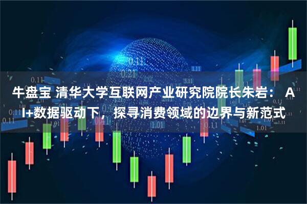 牛盘宝 清华大学互联网产业研究院院长朱岩： AI+数据驱动下，探寻消费领域的边界与新范式
