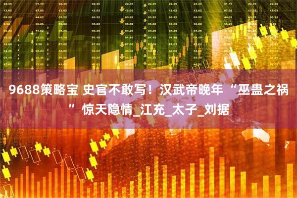9688策略宝 史官不敢写！汉武帝晚年 “巫蛊之祸” 惊天隐情_江充_太子_刘据